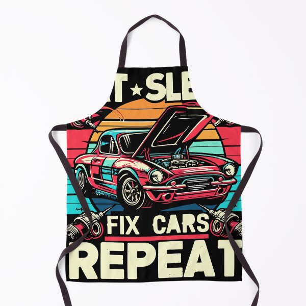 Item preview, Eat Sleep Fix Cars Repeat designed and sold by bihtti.
