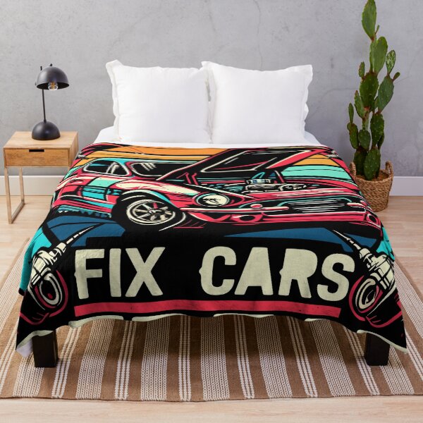 Item preview, Eat Sleep Fix Cars Repeat designed and sold by bihtti.
