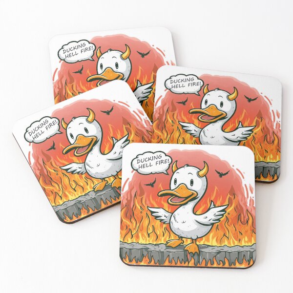 Item preview, Duck in Hell, The Devils helper! designed and sold by jamdoodle.