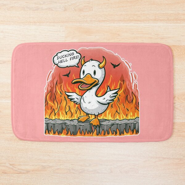 Item preview, Duck in Hell, The Devils helper! designed and sold by jamdoodle.