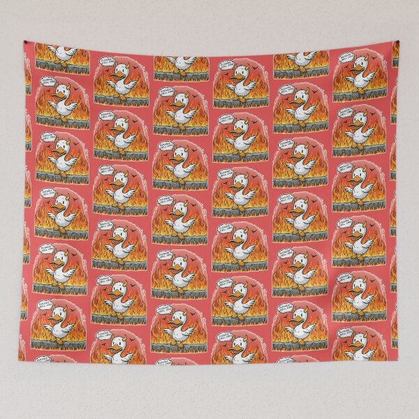 Item preview, Duck in Hell, The Devils helper! designed and sold by jamdoodle.