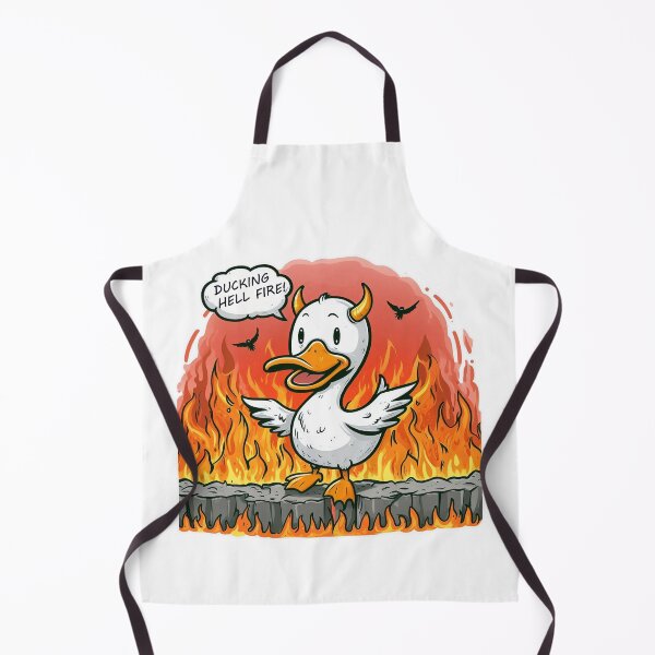 Item preview, Duck in Hell, The Devils helper! designed and sold by jamdoodle.