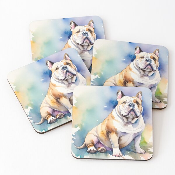 Item preview, Bulldog Beauty: Watercolor Wonder for Bulldog Lovers designed and sold by MoonShroomPrint.