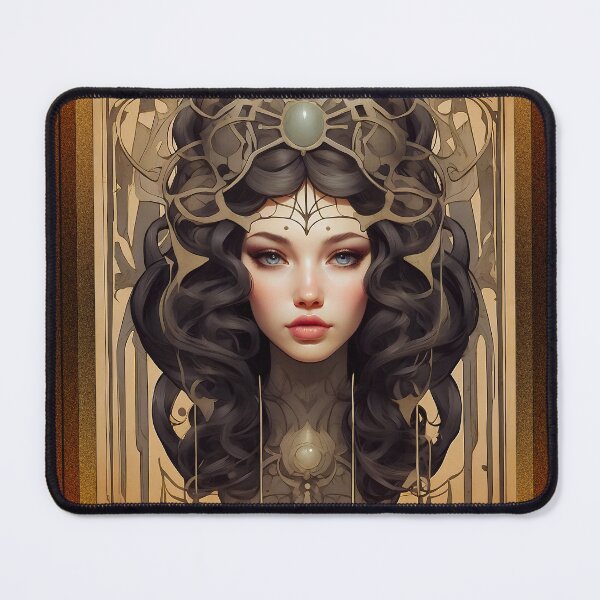 Item preview, A Vision Of Beauty Pop Surrealism Alluring Portrait Illustraion AI Concept Art by Xzendor7 designed and sold by Xzendor7 Digital Art Creations.
