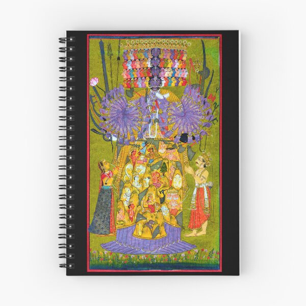 Item preview, Krishna Vishwaroopa, Bhagavad Gita, Mahabharata 1740 India designed and sold by RocketshipRetro.
