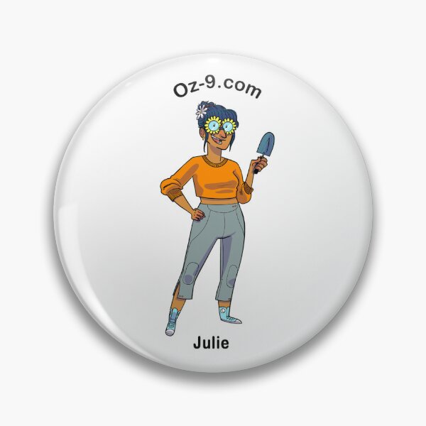 Item preview, Oz 9 podcast Julie (white background) designed and sold by oz9olivia.