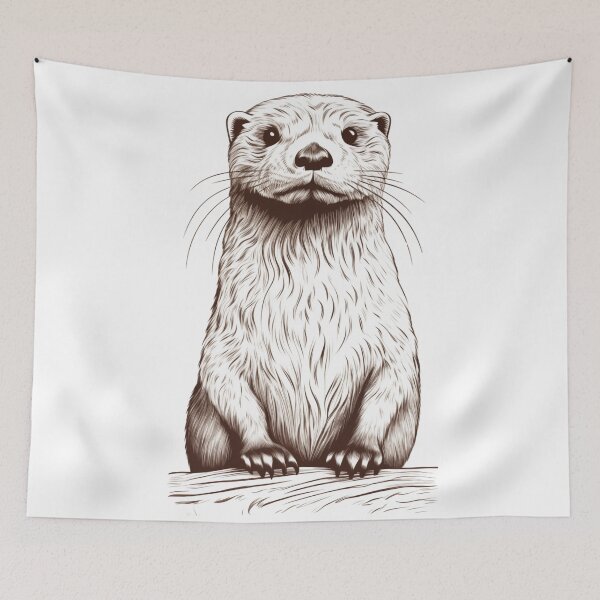 Item preview, Cute Otter designed and sold by OspreyElliott.