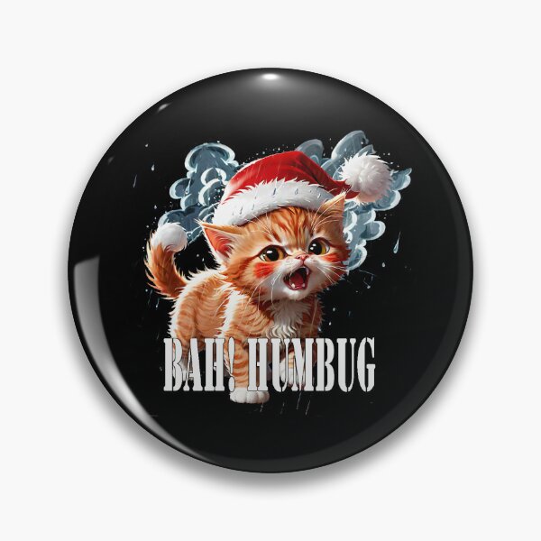 Item preview, Grumpy Claus: The Bah! Humbug Kitten Edition designed and sold by leyfinder.