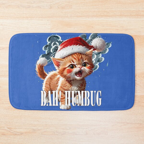 Item preview, Grumpy Claus: The Bah! Humbug Kitten Edition designed and sold by leyfinder.