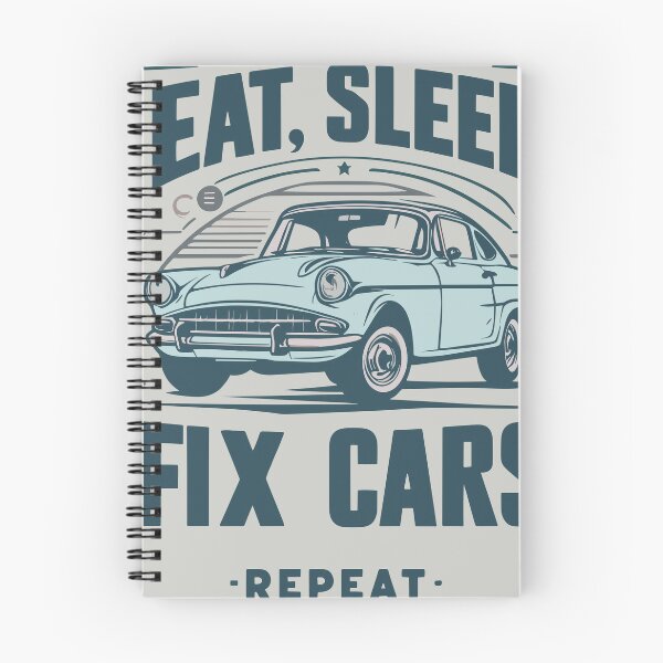 Item preview, Eat Sleep Fix Cars Repeat designed and sold by bihtti.