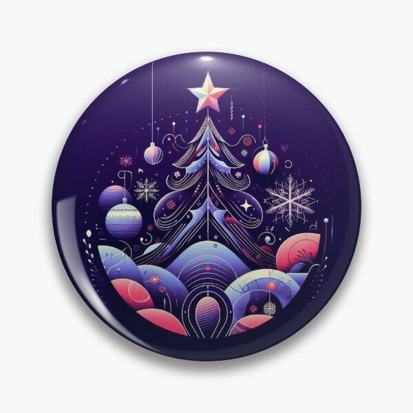 Item preview, Advent Christmas abstract symbol Christmas tree with Christmas decorations designed and sold by JaroDesign2023.
