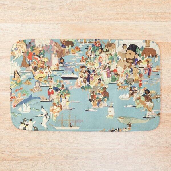 Item preview, Pictorial map of the world map illustrated Children designed and sold by cutesy.