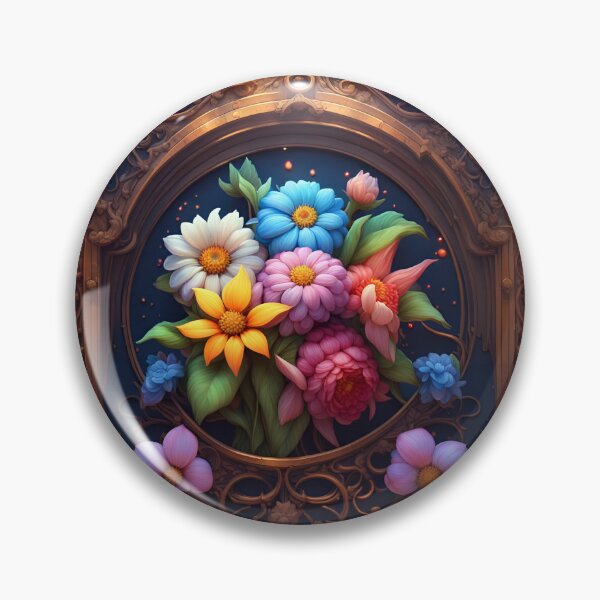 Item preview, Colorful flowers designed and sold by HappyExpression.