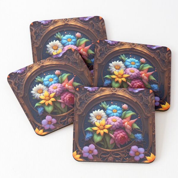 Item preview, Colorful flowers designed and sold by HappyExpression.