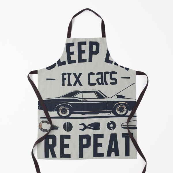 Item preview, Eat Sleep Fix Cars Repeat designed and sold by bihtti.