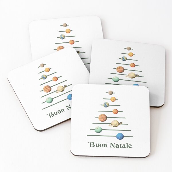 Item preview, Buon natale dai Pianeti del Sistema Solare... Auguri spaziali! designed and sold by celestevolta.