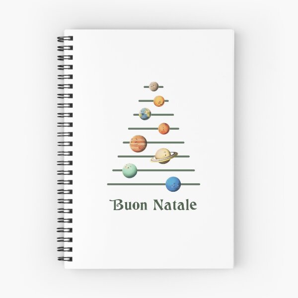 Item preview, Buon natale dai Pianeti del Sistema Solare... Auguri spaziali! designed and sold by celestevolta.