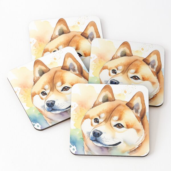 Item preview, Shiba Inu Splendor: Watercolor Bliss for Shiba Inu Lovers designed and sold by MoonShroomPrint.