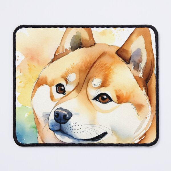 Item preview, Shiba Inu Splendor: Watercolor Bliss for Shiba Inu Lovers designed and sold by MoonShroomPrint.