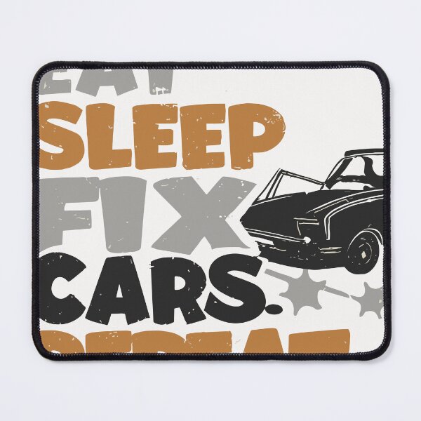 Item preview, Eat Sleep Fix Cars Repeat designed and sold by bihtti.