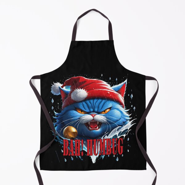 Item preview, Raging Blue Santa Cat: The Bah! Humbug Edition. designed and sold by leyfinder.