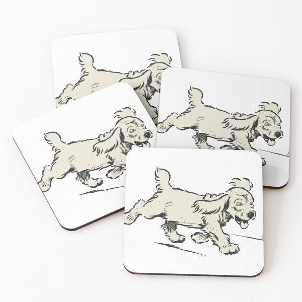 Item preview, Puppy Running - Cecil Aldin designed and sold by LoveYourCounty.