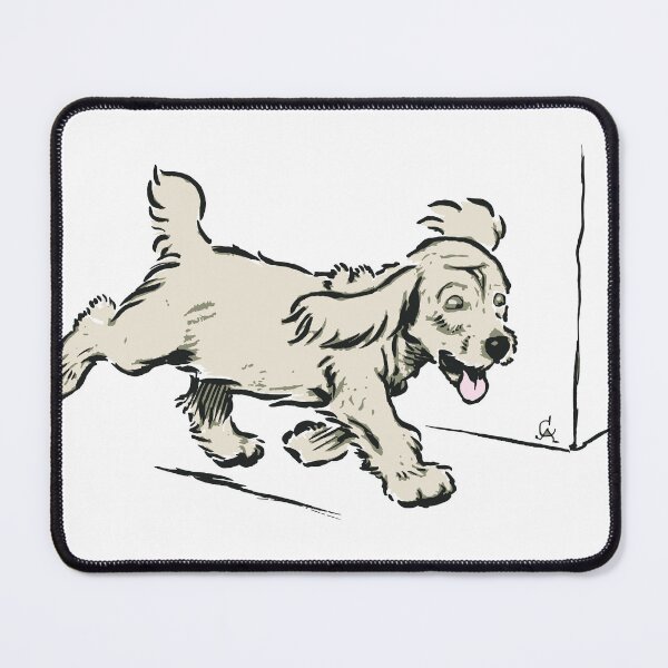Item preview, Puppy Running - Cecil Aldin designed and sold by LoveYourCounty.
