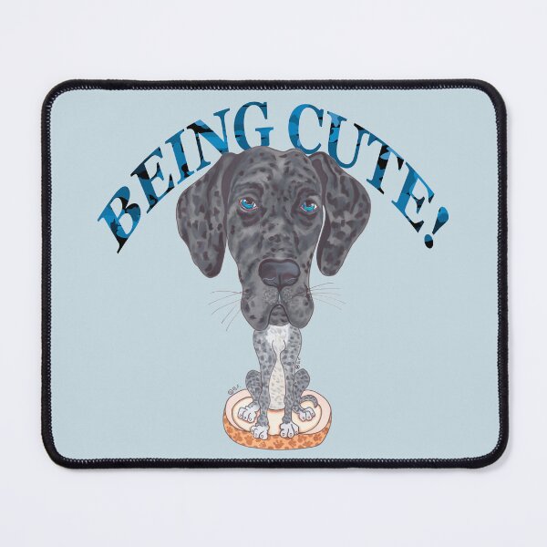 Item preview, GREAT DANE BEING CUTE designed and sold by BeritValk.