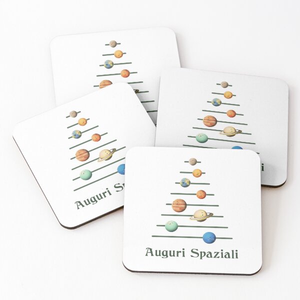 Item preview, Auguri spaziali dai Pianeti del Sistema Solare... Biglietto di Buon Natale ! designed and sold by celestevolta.