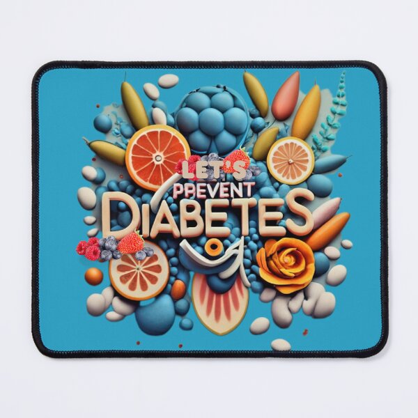 Item preview, Let's Prevent Diabetes by eating More Fruits and Vegetables designed and sold by HG-Creation-Design.