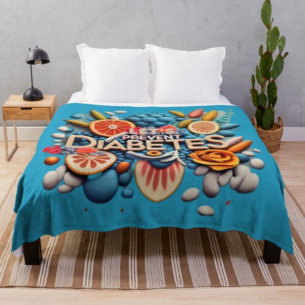 Item preview, Let's Prevent Diabetes by eating More Fruits and Vegetables designed and sold by HG-Creation-Design.