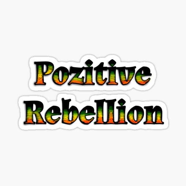 Pozitive Rebellion Logo Sticker