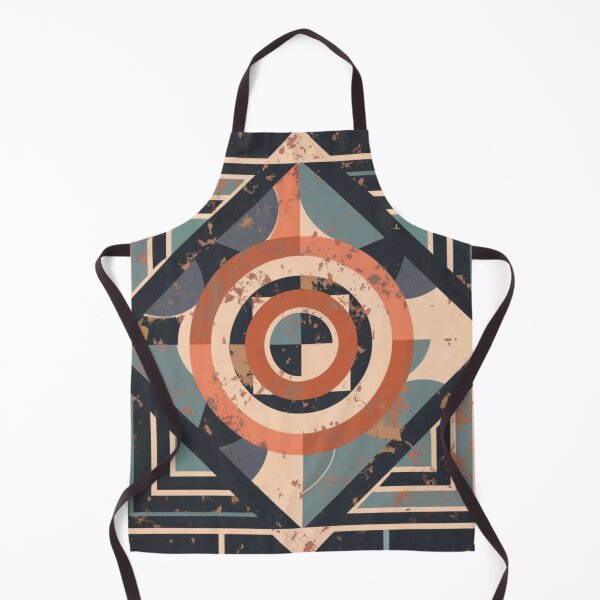Item preview, Geometry in a retro style, with bright colors on a dark background, reminiscent of a panel. Perfect for enthusiasts of vintage aesthetics designed and sold by LittleOF Arty.