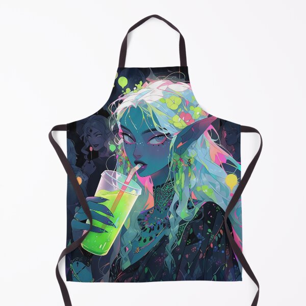 Item preview, Night Life Party Bohemian Anime Girl designed and sold by bubblegoth.