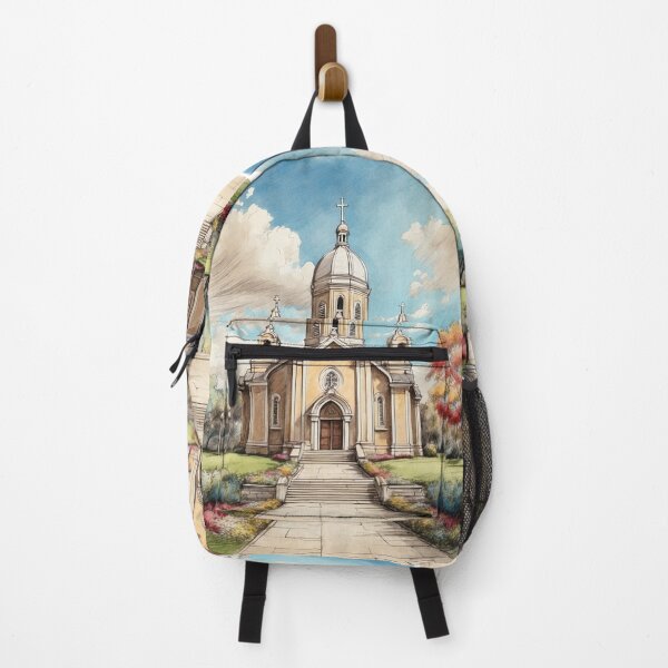 Item preview, Christian Art for Gifts of Catholic Church Painting - Church designed and sold by HeavenArtStudio.