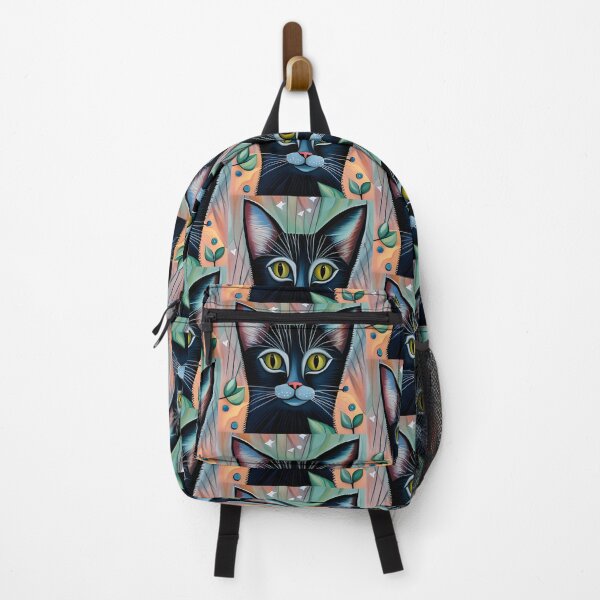 Item preview, Black Cat Face designed and sold by Reclining Buddha Cat.