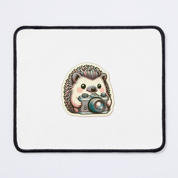 Item preview, Shutterbug Spikes: Hedgehog Photographer designed and sold by daneko.