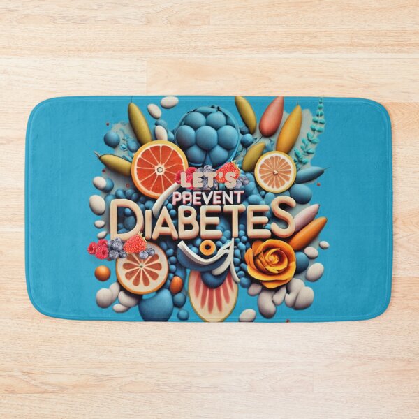 Item preview, Let's Prevent Diabetes by eating More Fruits and Vegetables designed and sold by HG-Creation-Design.