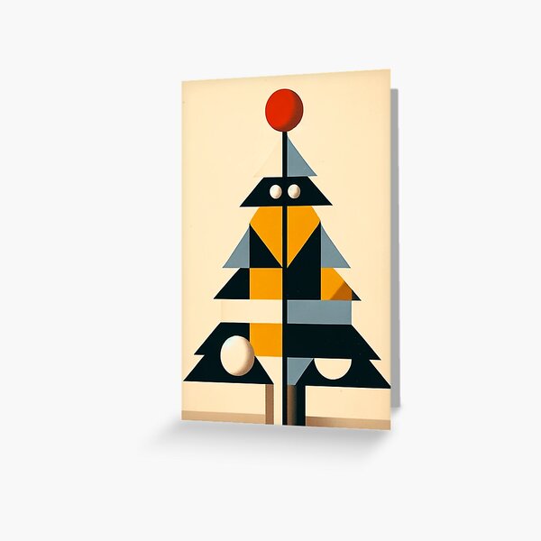 Item preview, Christmas Tree Bauhaus style designed and sold by ARTLYF.