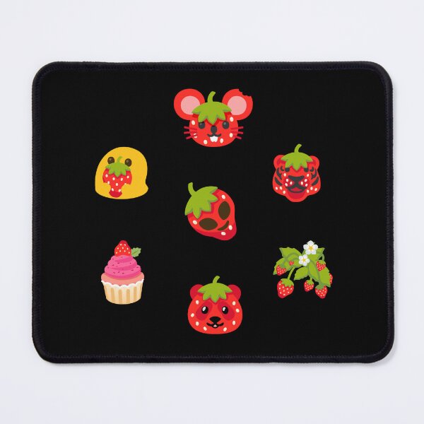Item preview, Strawberry Emoji Pack of 7 designed and sold by Culture-Corner.
