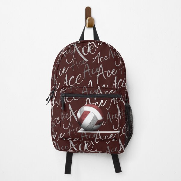 Item preview, Volleyball Ace serve maroon gray designed and sold by katzdzynes.