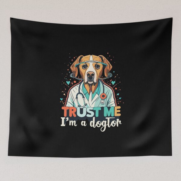 Item preview, Trust Me I'm A Dogtor Funny Dog Doctor Puppy designed and sold by BestTee4You.