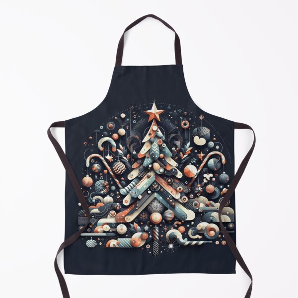 Item preview, Advent Christmas abstract symbol artificial Christmas tree with Christmas decorations designed and sold by JaroDesign2023.