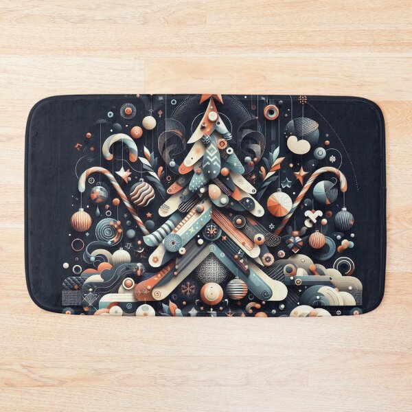 Item preview, Advent Christmas abstract symbol artificial Christmas tree with Christmas decorations designed and sold by JaroDesign2023.