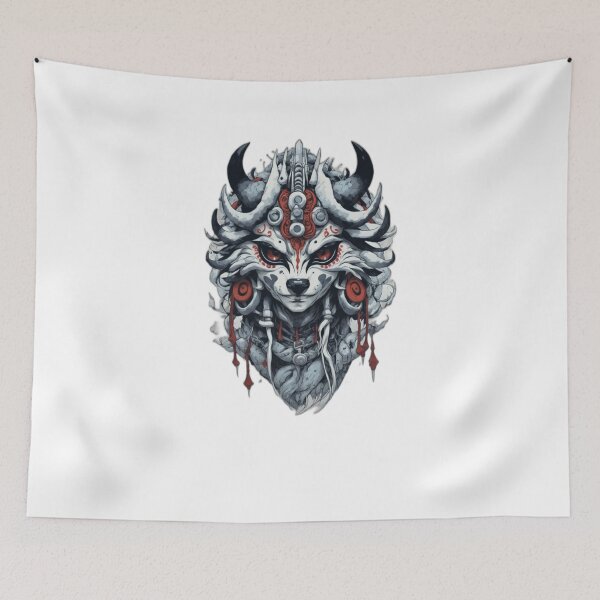 Item preview, Shamanic Wolf Warrior: Spirit of the Wild designed and sold by OldBlackGallery.