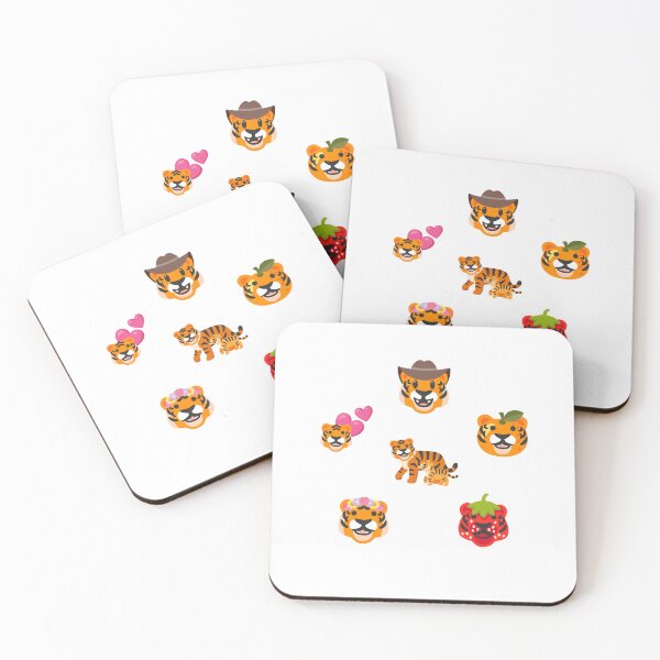 Item preview, Tiger Emoji Pack of 6 designed and sold by Culture-Corner.