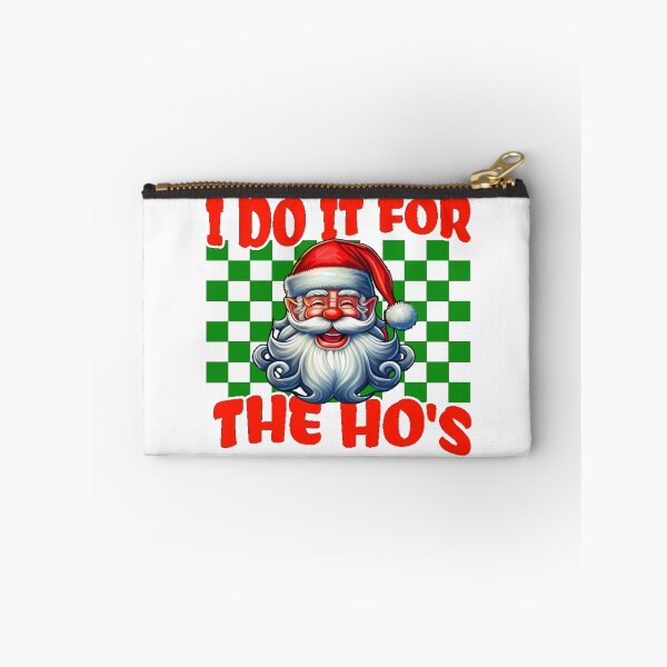 Item preview, I Do It For The Ho's Funny Inappropriate Christmas Men Santa designed and sold by H-ALPHA.