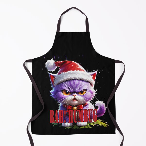 Item preview, Bah Humbug angry kitten with 'Purple Rage Edition. designed and sold by leyfinder.