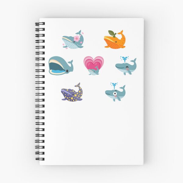 Item preview, Whale Emoji Pack of 7 designed and sold by Culture-Corner.