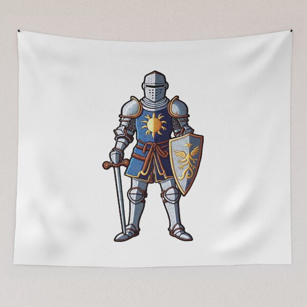 Item preview, Embroidered Knight designed and sold by kylmllr101684.